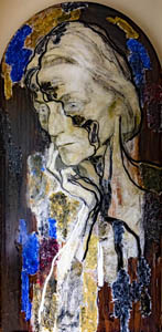 Contemplation_on wood_1998_200x100